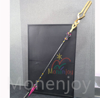 Monenjoy ゼンゼロ シーシィア コスプレ道具 長柄武器 180cm 都市秩序部 モチーフ武器 レプリカ PLA材質 ゼンレスゾーンゼロ MONENJOY