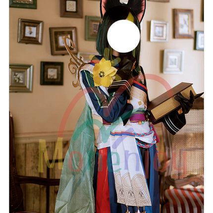 Monenjoy 原神 ティナリ ふわふわ 耳飾り+尻尾 可愛い 萌えグッズ 猫耳 きつね耳 コスプレ道具 アクセサリー  - Monenjoy