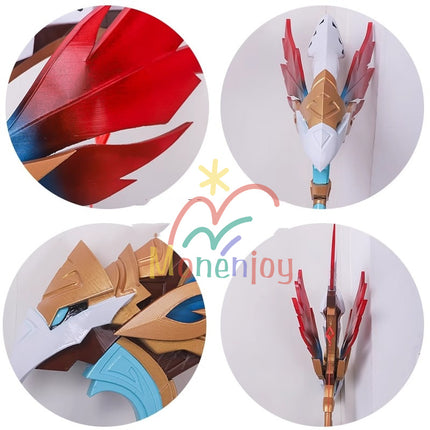 Monenjoy 原神 星鷲の紅き羽 コスプレ道具 チャスカモチーフ武器 Astral Vulture's Crimson Plumage 武器レプリカ GS1196 - Monenjoy