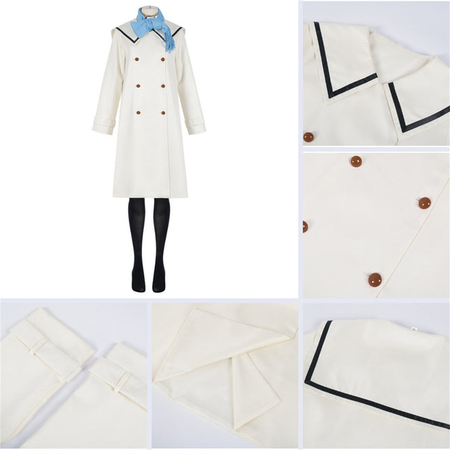 Monenjoy 魔法使い フリーレン コスプレ コスチューム COS パーティー 舞台衣装 ハロウィン 感謝祭 コスチューム 変装 ハロウィン 舞台衣装 撮影 コスプレ - Monenjoy