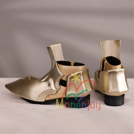Monenjoy 崩壊スターレイル フレイムスティーラー シューズ ブーツ カスライナ 靴 3dプリント コスプレ道具 3d樹脂パーツ 暗黒の潮 火種を盗む者GSS1011