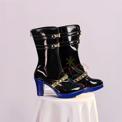 Monenjoy 鳴潮 ガルブレーナ ブーツ 底12cm コスプレ道具 シューズ 靴 おもちゃ 人工革