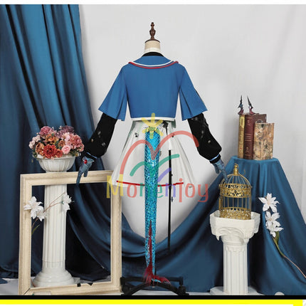 Monenjoy アークナイツ:エンドフィールド  陳千語 コスプレ衣装  チェン・チェンユー コスチューム イベント 尻尾+角付