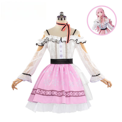 Monenjoy インフィニティニキ 百点満点の出発 コスプレ衣装 ワンピース ドレス イベント GS1310 - Monenjoy