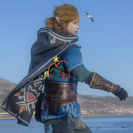 Monenjoy ゼルダの伝説ティアーズオブザキングダム リンク コスプレ マント 豪華コスプレ衣装  重工刺繍ケープ(マント) - Monenjoy