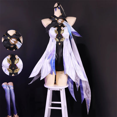 Monenjoy 原神 スカーク / Skirk コスプレ衣装 ワンピース 罪人の徒 愚者の師 イベント GS1399 - Monenjoy