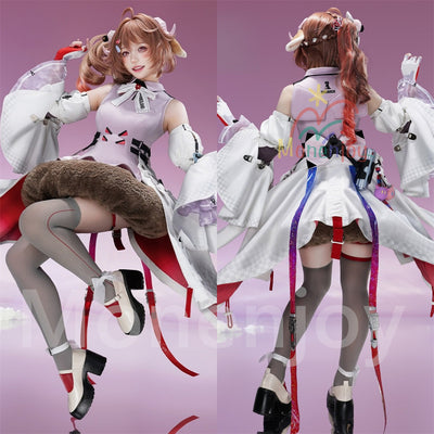 Monenjoy アークナイツ エンドフィールド アルデリア コスプレ衣装 金属製パーツ 豪華生地 イベント ふわふわ ハロウィン コミケ活動 Monenjoy