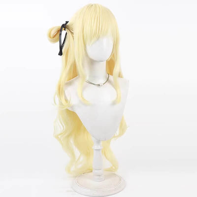 Monenjoy 鳴潮 フィービー Phoebe ウィッグ 90cm 黄色 カツラ アクセサリー コスプレ道具GS1424 - Monenjoy