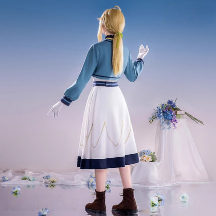 ชุดคอสเพลย์นักเรียนโรงเรียน Monenjoy Silent Witch Monica Everett ชุดนักมายากลสุดหรู