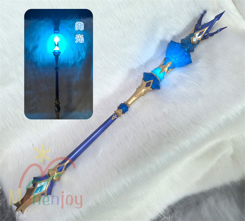 Monenjoy Cerydra Magic Wand, Queen Rod, Queen Scepter, 100cm, จาก Collapse Star Rail / Cosplay Prop, Okheima, วัสดุ PLA เรืองแสงและมืด สำหรับงานอีเวนต์