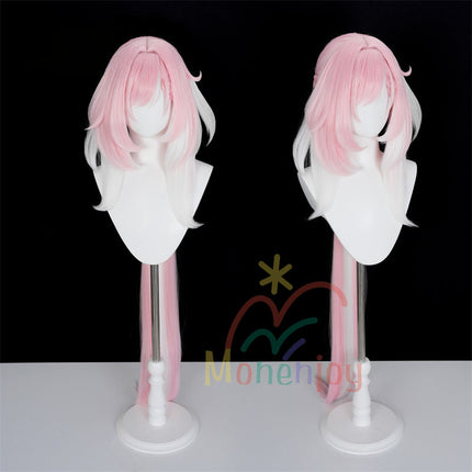 Monenjoy 崩壊3rd ハーイ愛の妖精さん エリシア ウィッグ 120cm S級キャラ コスプレ カツラ ピンク色 アクセサリー 鬘 gswig017
