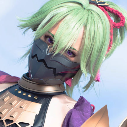 「受注製品」Monenjoy 原神 久岐忍(くきしのぶ) マスク 仮面 コスプレ道具 - Monenjoy