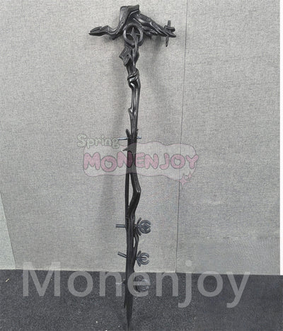 Monenjoy エンドフィールド アルダシル 杖 100cm 法杖 コスプレ道具 髪飾 PLA材質 アークナイツ イベント舞台対応 Monenjoy