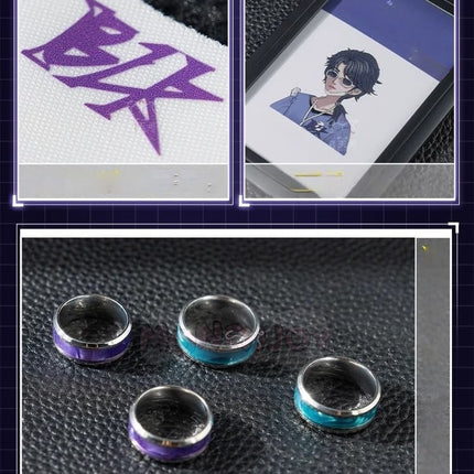 Monenjoy Identity V Undertaker - BLK.AESOP ชุดคอสเพลย์ ครบเซ็ต พิมพ์ภาพความละเอียดสูง + อุปกรณ์โลหะ 6 ชิ้น ระบายอากาศได้ดี