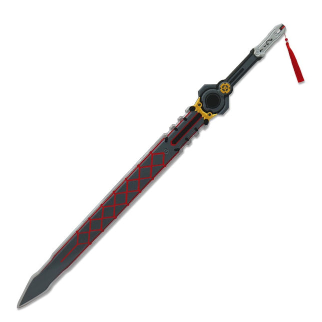 Monenjoy ゼンレスゾーンゼロ 葉瞬光 黒剣 剣 モデル 118cm コスプレ道具 雲嶽山 683g 葉釈淵 ゼンゼロ/ZZZ 木刃 しゅんこう アクセサリー