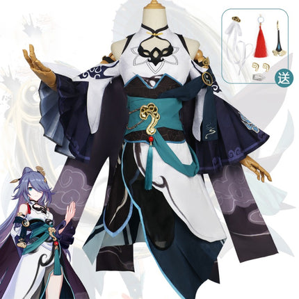 Monenjoy 崩壊3rd フカ 雲墨丹心 コスプレ衣装 崩壊学園 符华 イベント GS1328 - Monenjoy