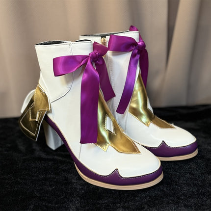 Monenjoy 崩壊3rd ハーイ愛の妖精さん エリシア コスプレ ブーツ シューズ コスプレ道具