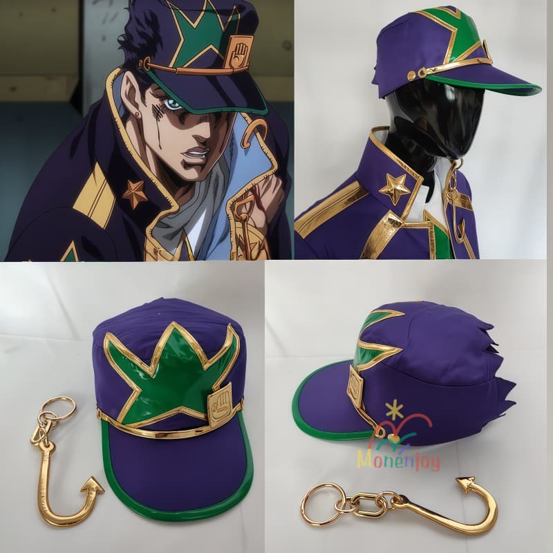 Monenjoy ジョジョの奇妙な冒険 空条承太郎 コスプレ衣装 帽子付 空条徐倫 コスプレ衣装 コスチューム イベント