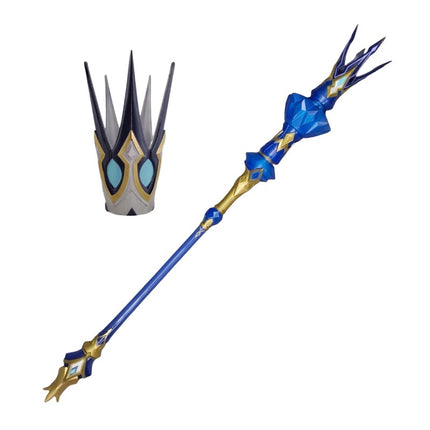 Monenjoy Cerydra Staff จาก Collapse Star Rail, 100 ซม., อุปกรณ์ประกอบฉากคอสเพลย์, โมเดลอาวุธ, มงกุฎ, The Lord Who Controls the Pieces, Cerydra