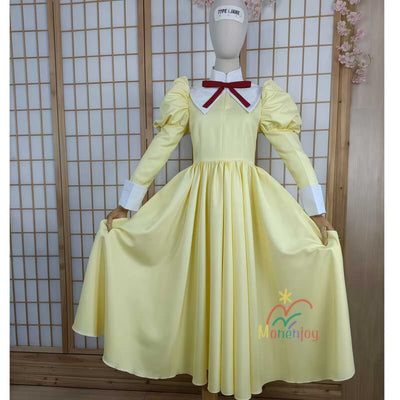 Monenjoy 桜蘭高校ホスト部 劇場版 宝積寺 れんげ 女子制服 お嬢様 ワンピース ドレス ユニフォーム コスプレ衣装 イベント 制服