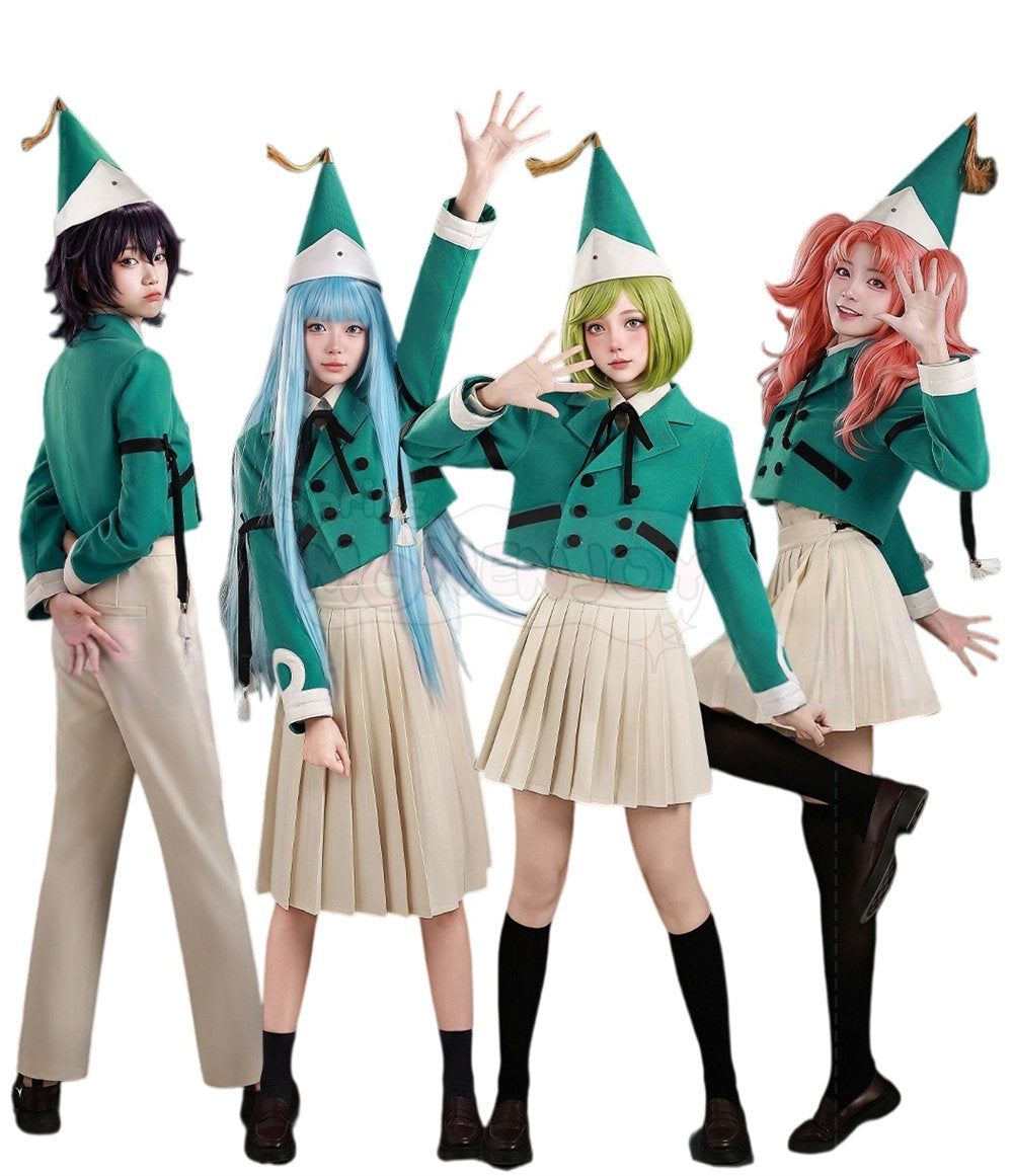 Monenjoy とんがり帽子のアトリエ ココ ;魔法使い コスプレ衣装 制服