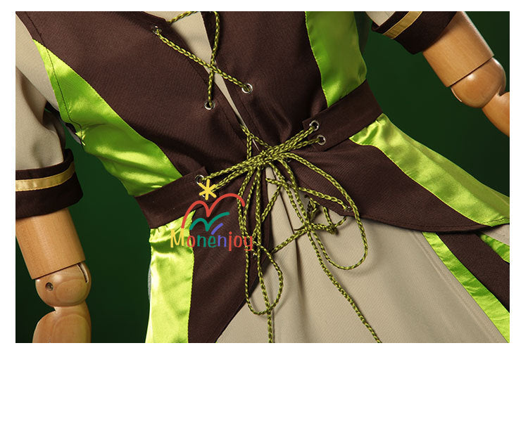 Monenjoy インフィニティニキ 森の蝶との戯れ コスプレ衣装 ワンピース 洋服 イベント 帽子付GS1226 - Monenjoy