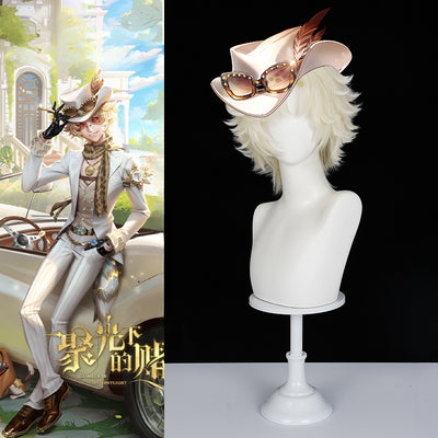 Monenjoy アイデンティティ5 探鉱者 トゥルース&リーズニング カツラ 34cm 第五人格/IdentityV ウィッグ コスプレ道具 - Monenjoy
