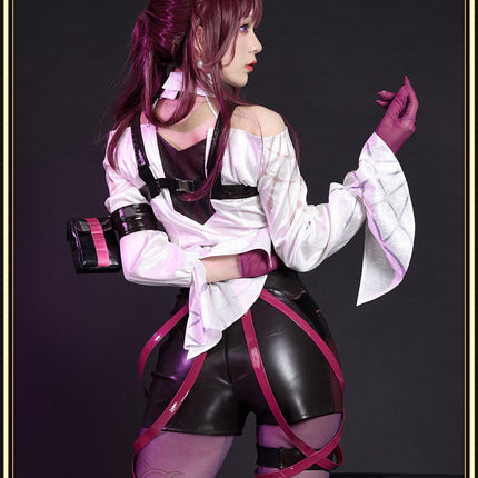 Monenjoy 崩壊スターレイル カフカ コスプレ衣装 イベント 仮装 人工革生地 豪華アクセサリー GS1223 - Monenjoy