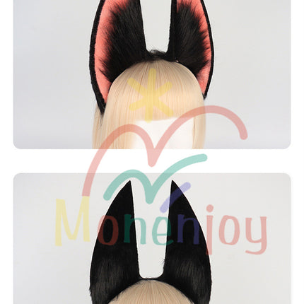 Monenjoy 原神 ティナリ ふわふわ 耳飾り+尻尾 可愛い 萌えグッズ 猫耳 きつね耳 コスプレ道具 アクセサリー  - Monenjoy