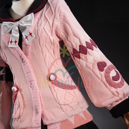 売り切れ次第終了・再入荷なし Monenjoy ゼンレスゾーンゼロ 浮波柚葉 コスプレ衣装  セーラー服 Ukinami Yuzuha 怪啖屋 ミニスカート 狸の尻尾 本物の狸 かまちー追加 イベント おもちゃ 狸 セーターコート