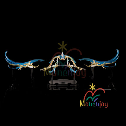 Monenjoy Genshin Impact Lamentation of the End 130cm Bow Cosplay Prop Weapon Model Venti Yolan Olorun