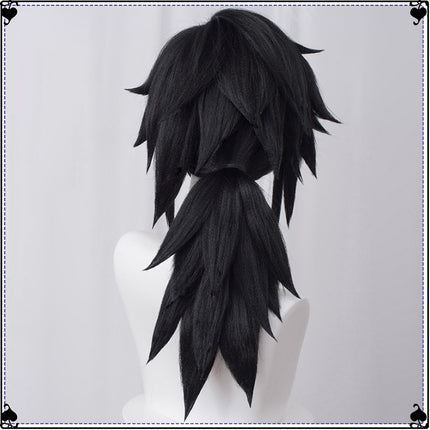 Monenjoy 鬼滅の刃 冨岡 義勇 ウィッグ きめつのやいば カツラ Demon Slayer  コスプレ道具 つけ毛 - Monenjoy