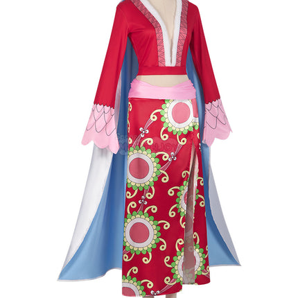 Monenjoy onepiece ワンピース 海賊女帝 ボア・ハンコック 九蛇海賊団  船長 コスプレ衣装GS1267 - Monenjoy