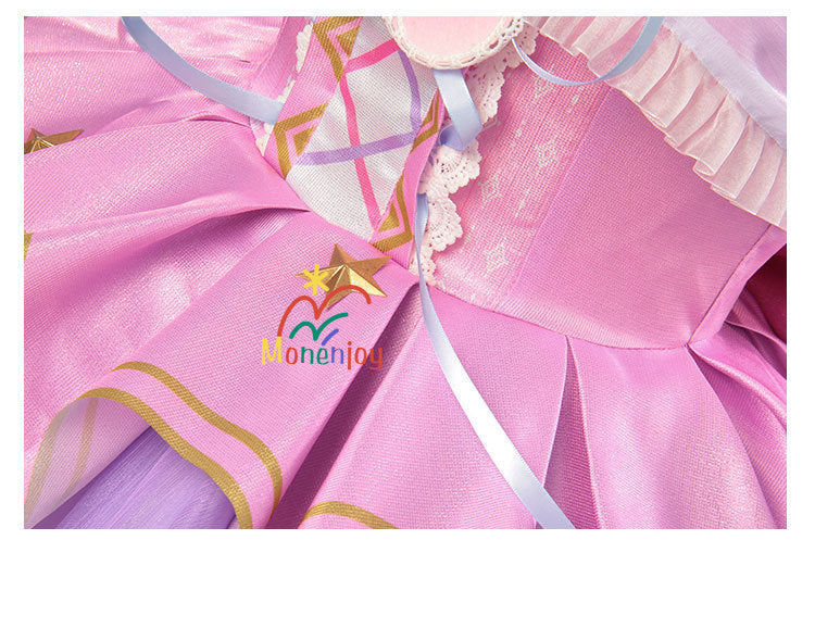 Monenjoy インフィニティニキ 星願いの夢 コスプレ衣装 可愛い ニキ誕生日イベント コスチュームGS1311 - Monenjoy