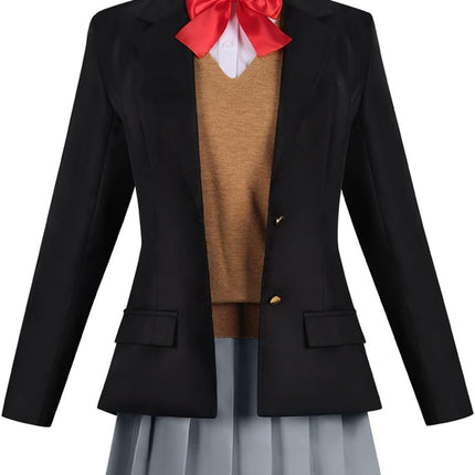 Monenjoy 2.5次元の誘惑 橘美花莉 コスプレ衣装 JK服 高校服 ユニフォーム cosplay ハロウィン クリスマス 仮装 イベント スカート - Monenjoy