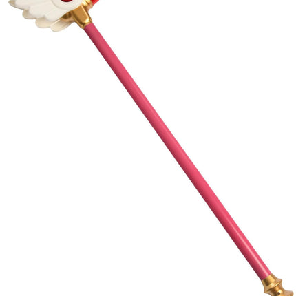 Monenjoyカードキャプターさくら 魔法の杖 封印の杖 透明感 星の杖 85cm クリアカード 魔法少女 道具 武器 魔法の杖 ステッキ 可愛い 樹脂 コスプレ道具 撮影道具 おもちゃ 手遊び ハロウィン コスプレ 武器 道具 用具 ハロウィン イベント - Monenjoy
