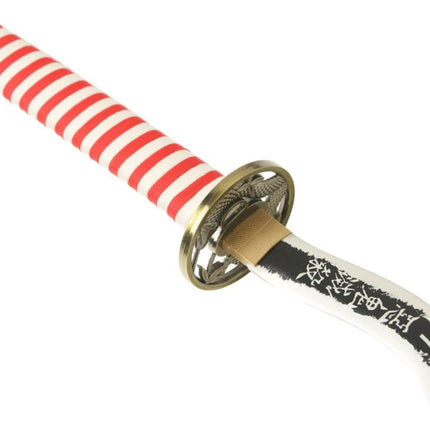 Monenjoy 鬼滅の刃 日輪刀 時透 無一郎 76cm 子供 手遊び 大正時代 サムライ 美術刀 ときとう むいちろう おもちゃ レプリカ 木製造  イベント キッズ コスプレ道具 仮装 ハロウィン COS cosplay - Monenjoy