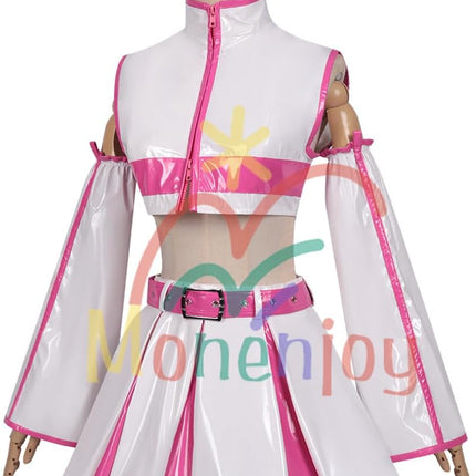 Monenjoy 2.5次元の誘惑 にごリリ 天乃リリサ コスチューム JK服 高校服 翼付 コスプレ衣装 髪飾り付 cosplay ハロウィン クリスマス 仮装 イベント - Monenjoy