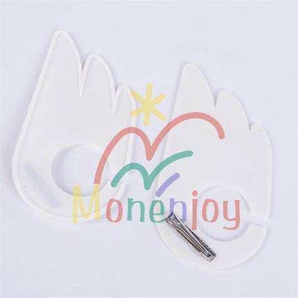 Monenjoy 2.5次元の誘惑 にごリリ 天乃リリサ コスチューム JK服 高校服 翼付 コスプレ衣装 髪飾り付 cosplay ハロウィン クリスマス 仮装 イベント - Monenjoy