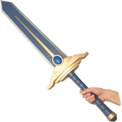 Monenjoy コスプレ道具 葬送のフリーレン ヒンメル 西洋剣 ソード PU製造 110cm 550g 勇者 勇者の剣 コスプレ レプリカ フリーレン 日本刀 手遊び 模擬刀 ハロウィン イベント シュタルク - Monenjoy