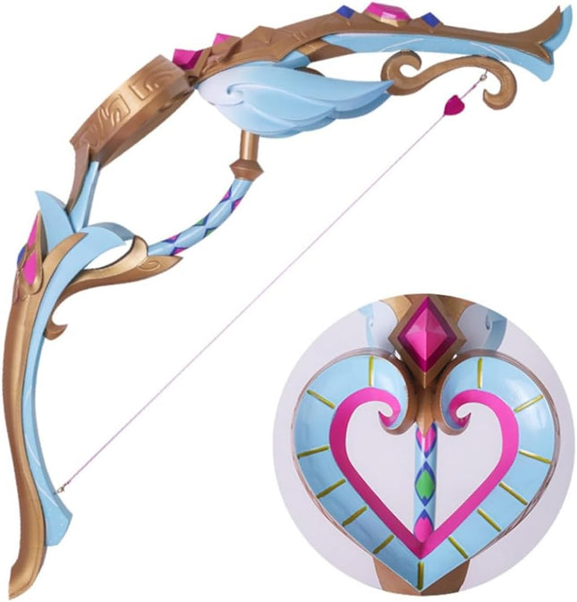 Monenjoy 原神 白雨心弦 コスプレ道具 はくうしんげん 弓 100cm PLA+PVC材質 1:1レプリカ シグウィン モデル ハロウィン 舞台道具  - Monenjoy