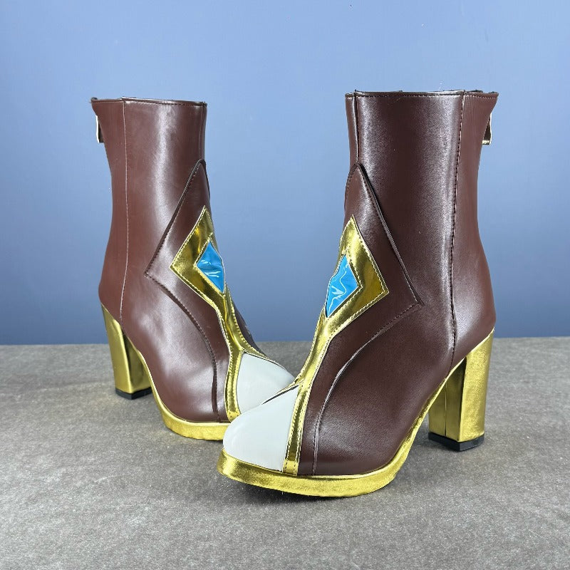 Monenjoy 崩壊3rd エリシア コスプレ 妖精エリ 真我・人の律者 シューズ ブーツ 靴 コスプレ衣装 コスチューム 舞台服