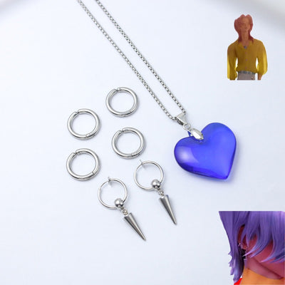 Monenjoy KPOPガールズ!デーモン・ハンターズ サジャ・ボーイズ Romance イヤリング ピアス アクセサリー Kpop Demon Hunters Romance