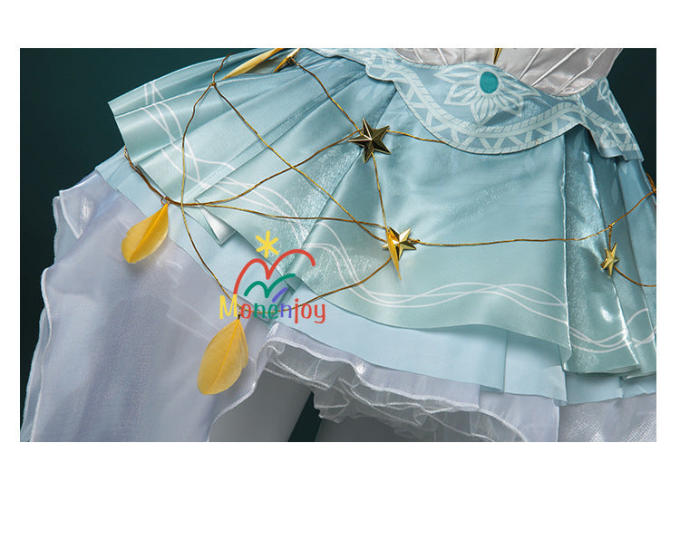 Monenjoy アイデンティティ5 踊り子 漂う月光 コスプレ衣装 洋服 髪飾り+眼鏡付 ワンピース イベントGS1338 - Monenjoy