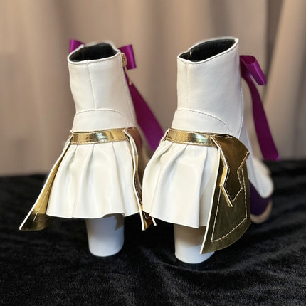 Monenjoy 崩壊3rd ハーイ愛の妖精さん エリシア コスプレ ブーツ シューズ コスプレ道具