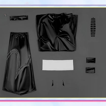 Monenjoy パンティ&ストッキングwithガーターベルト 天使兄弟 ポリエステル ポリウレタン コスプレ衣装 - Monenjoy