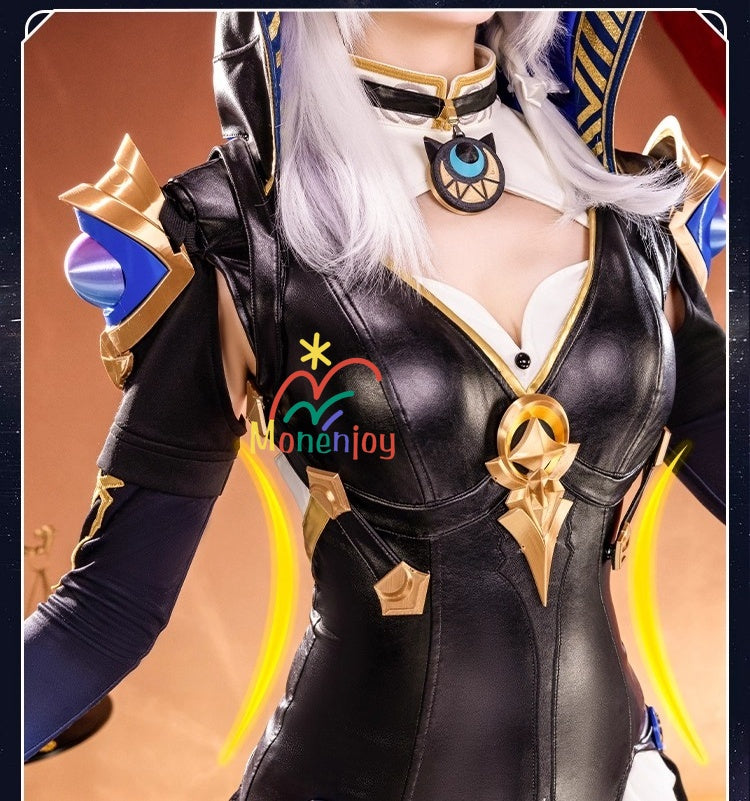 Monenjoy 崩壊スターレイル サフェル Cipher オンパロス コスプレ衣装 コスチューム イベント 尻尾付き