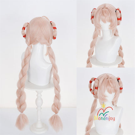 Monenjoy ゼンゼロ ザオ コスプレ ウィッグ 95cm 照 鬘 ケモナー衣装 Furry テイル モコモコ ファーリー