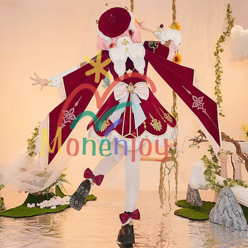 「第一弾注文受付中! 5月上旬出荷予定」Monenjoy 崩壊スターレイル ヒアンシー コスプレ衣装 洋服 ワンピース 少女 医師ヒアシンシア コスチューム オンパロス 黄金裔 かわいい 帽子付 - Monenjoy