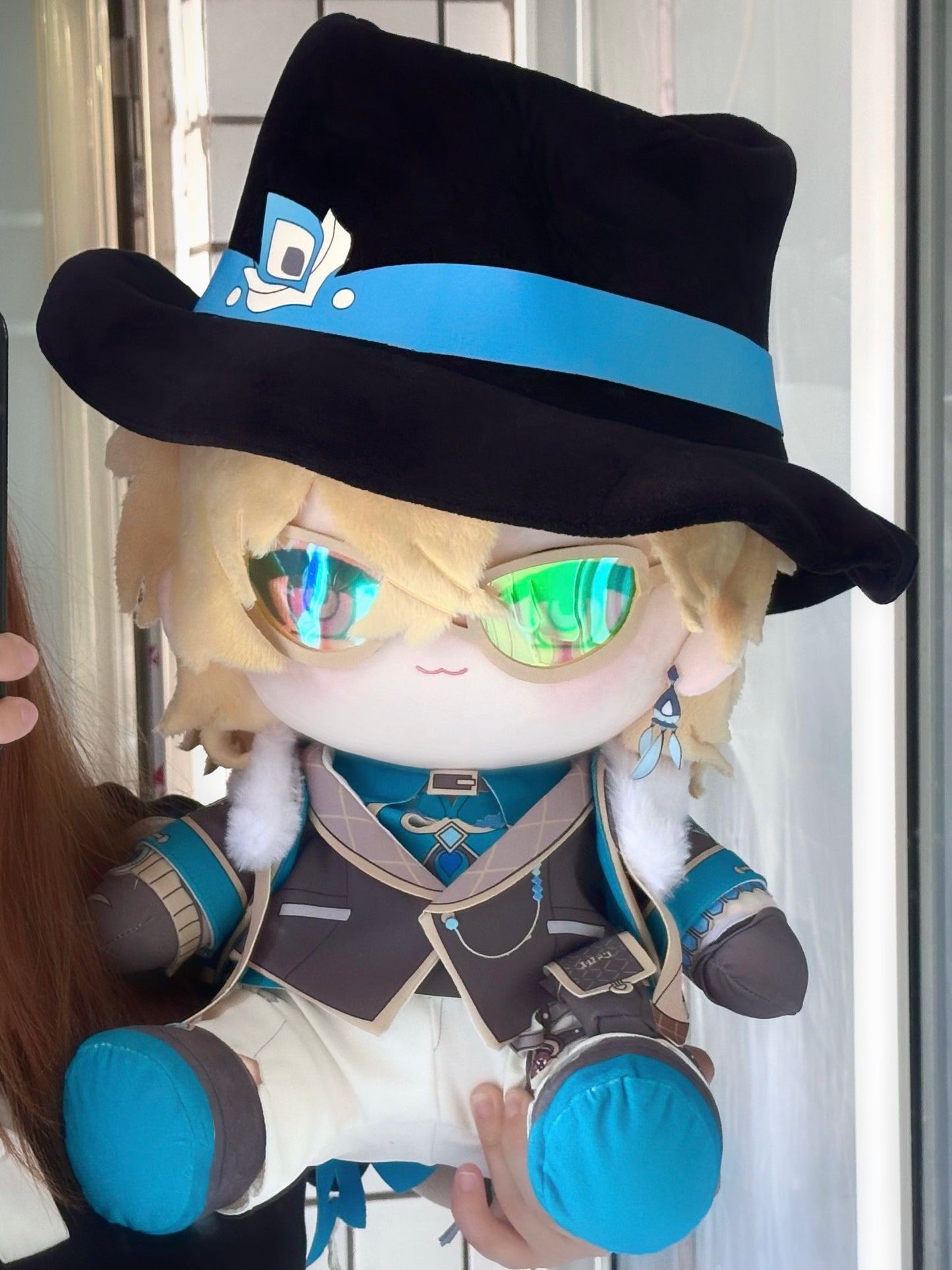 Monenjoy 崩壊スターレイル アベンチュリン 着せ替え可能 綿人形 40cm ぬいぐるみ (座り姿勢タイプ) 同人ハンドメイドドール【予約販売・ロット別発送】 中国輸入品